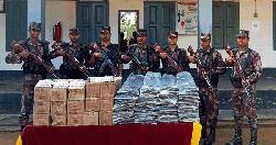 শেরপুর সীমান্তে প্রায় কোটি টাকার ভারতীয় পণ্য আটক